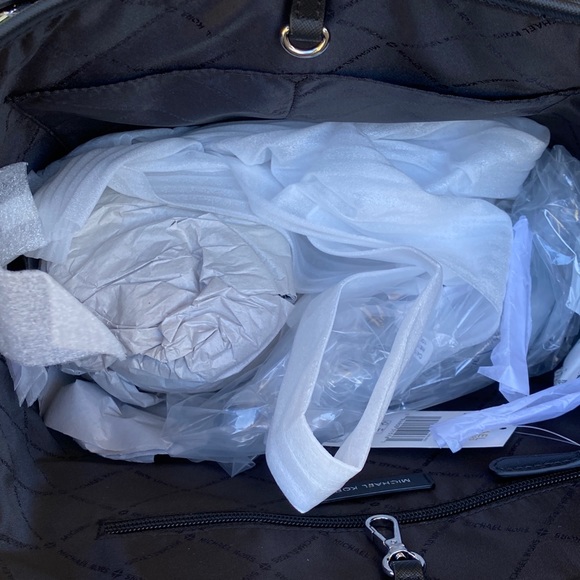 Michael Kors jet set MK Graphic logo handbag Signature tote &wallet NWT - Picture 7 of 11